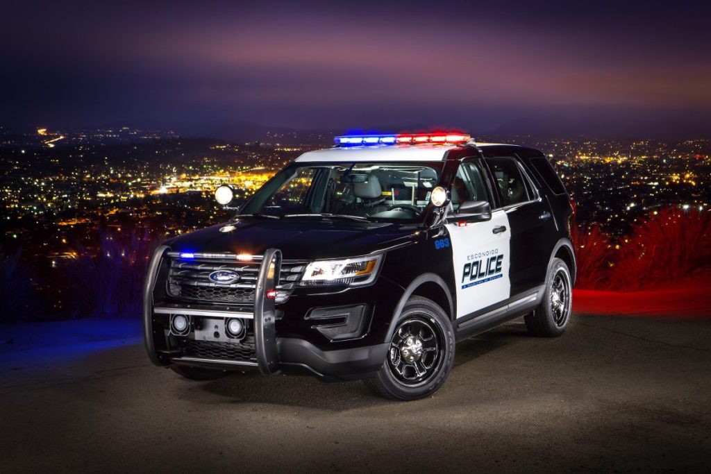 SoundOff Signal Lights on Police Car